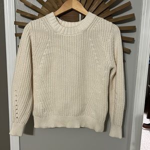 Everlane cotton chunky knit sweater in small
